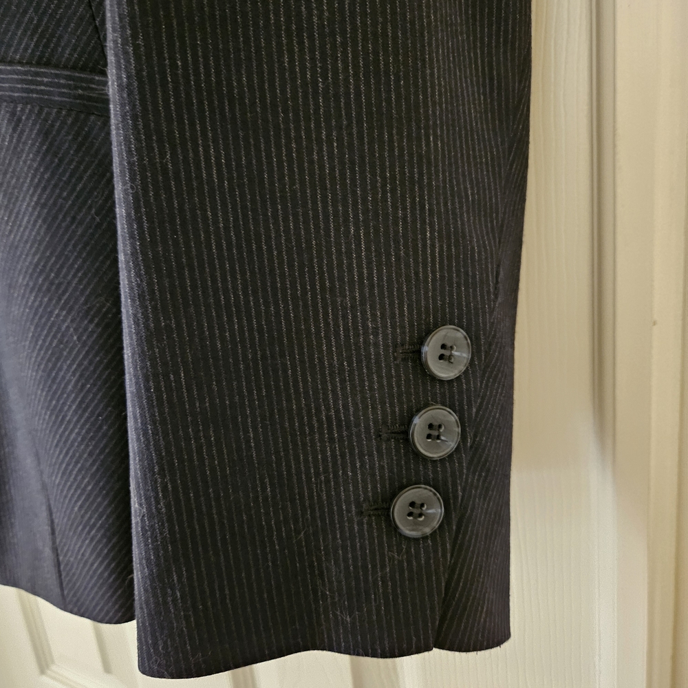 Sejour Navy Pinstripe Blazer - Picture 6 of 7